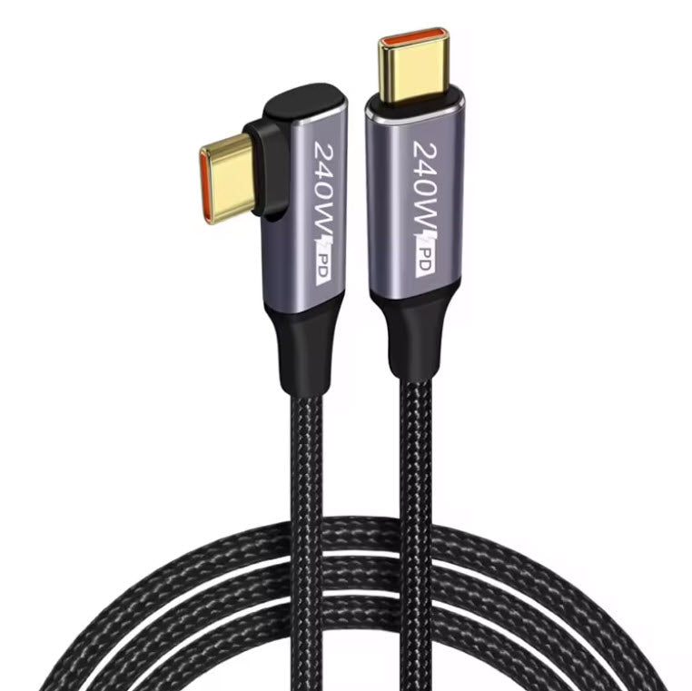 CurrentChic 2M USB-C 90° Right Angle Cable